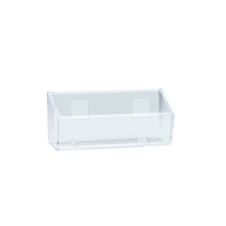 Azar Displays Business Card Holder W/ Adhesive Tape -Inside Dimension: 3.75"W, PK10 252016